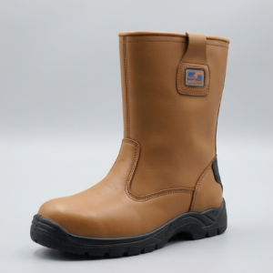 High-cut Leather Boots